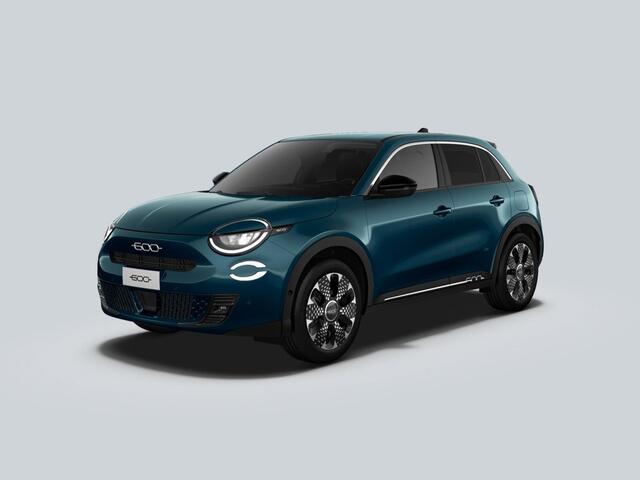 Fiat 600 1.2 Hybrid 145pk La Prima | Clima | Adapt. Cruise | Camera | BSM | 18" | Stoelverwarming | Apple Carplay | Elektr. A-Klep