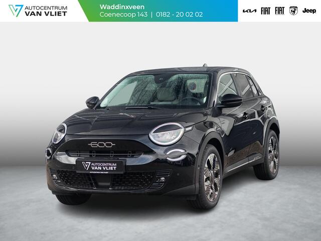 Fiat 600 600e La Prima 54 kWh | Carplay | Elek. Stoel | Stoelverwarming | Keyless | LED | Clima