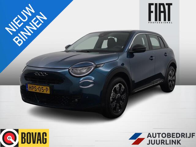 Fiat 600 1.2T Hybrid 110pk Automaat Urban Stoelverw./Camera /Nav/Ecc/Stylepack/Keyless