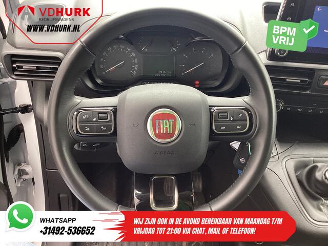 Fiat DOBLO 1.5 HDi 100 pk 3 Pers./ CarPlay/ Stoelverw./ Camera/ PDC/ Cruise/ Airco