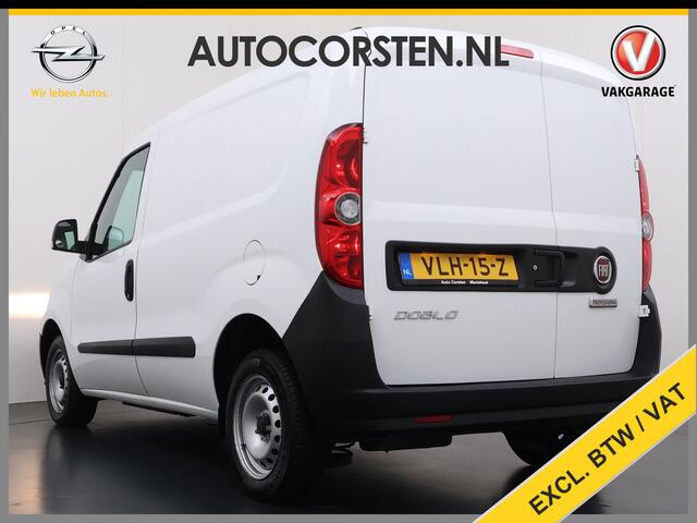 Fiat DOBLO Cargo 1.6JTD 101PK 3-Persoons Airco Euro 6 S Betonplex Vloer Wandbetimmering Schuifdeur Dealeronderhouden Origineel Nederlandse Auto