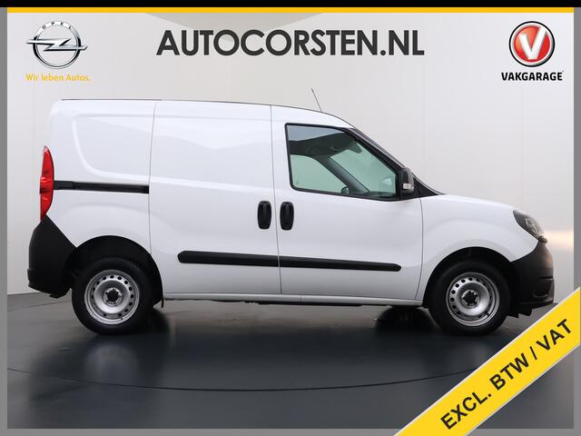 Fiat DOBLO Cargo 1.6JTD 101PK 3-Persoons Airco Euro 6 S Betonplex Vloer Wandbetimmering Schuifdeur Dealeronderhouden Origineel Nederlandse Auto