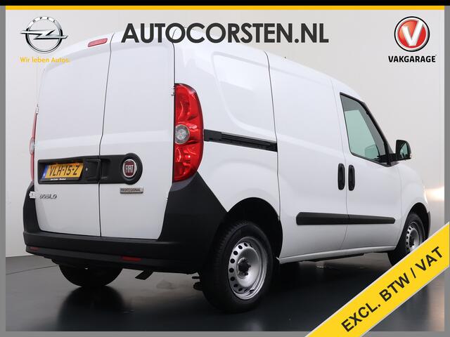 Fiat DOBLO Cargo 1.6JTD 101PK 3-Persoons Airco Euro 6 S Betonplex Vloer Wandbetimmering Schuifdeur Dealeronderhouden Origineel Nederlandse Auto