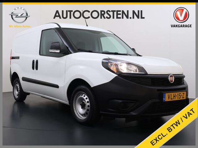 Fiat DOBLO Cargo 1.6JTD 101PK 3-Persoons Airco Euro 6 S Betonplex Vloer Wandbetimmering Schuifdeur Dealeronderhouden Origineel Nederlandse Auto