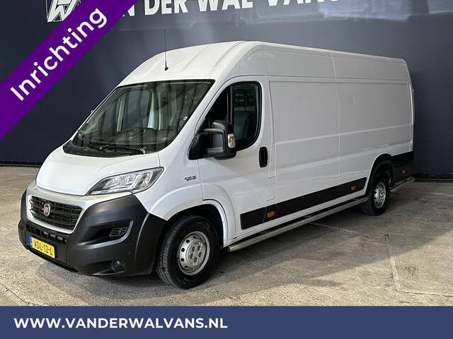 Fiat DUCATO 3.0 NP 136pk L4H2 Post NL inrichting Euro6 Airco | Camera | Sidebars | 270 graden achterdeuren, schappen, doorloopdeur