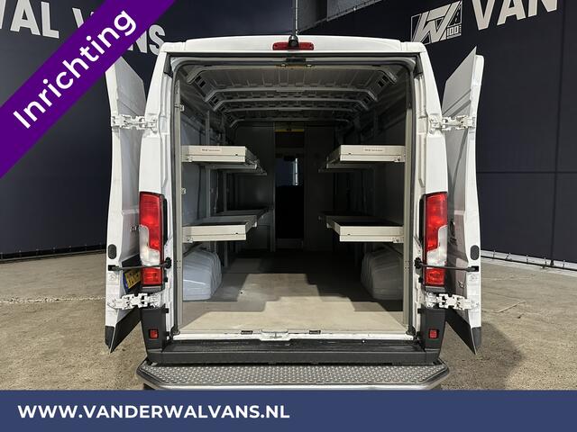 Fiat DUCATO 3.0 NP CNG 136pk L4H2 Post NL inrichting Euro6 Airco | Camera | Navigatie sidebars, 270 graden achterdeuren, schappen, doorloopdeur