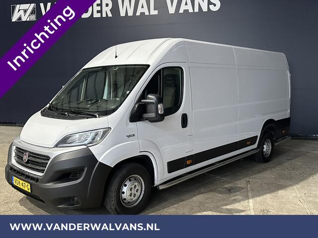 Fiat DUCATO 3.0 NP CNG 136pk L4H2 Post NL inrichting Euro6 Airco | Camera | Navigatie sidebars, 270 graden achterdeuren, schappen, doorloopdeur