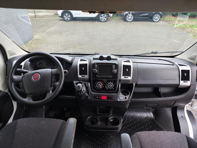Fiat DUCATO 35H 3.0I CNG Dubbele Cabine EURO 6 Maxi Gran Volume DC Airco Camera Trekhaak Standkachel Betonplex Vloer Wandbetimmering Schuifdeur 1e Eigenaar CNG Aardgas