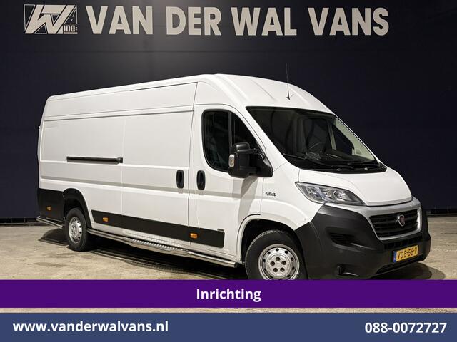 Fiat DUCATO 3.0 NP 136pk L4H2 Post NL inrichting Euro6 Airco | Camera | Sidebars | 270 graden achterdeuren, schappen, doorloopdeur
