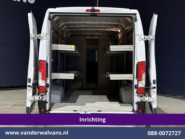 Fiat DUCATO 3.0 NP 136pk L4H2 Post NL inrichting Euro6 Airco | Camera | Sidebars | 270 graden achterdeuren, schappen, doorloopdeur