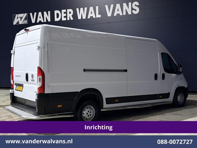 Fiat DUCATO 3.0 NP 136pk L4H2 Post NL inrichting Euro6 Airco | Camera | Sidebars | 270 graden achterdeuren, schappen, doorloopdeur