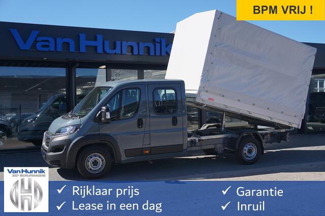 Fiat DUCATO 35 Maxi DOKA 180PK 3-Zijdige Kipper AUT 10" Scherm, Navi, Climate, Camera!! NR. K01*