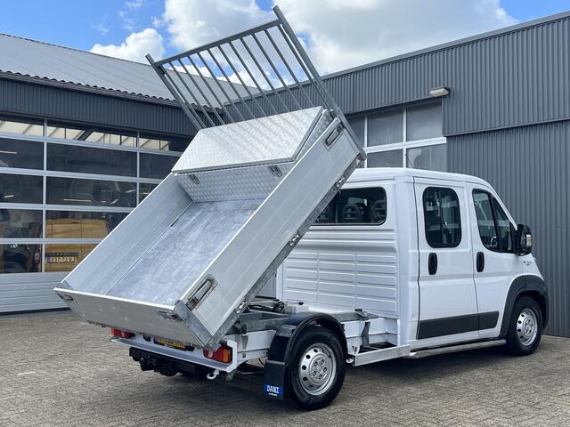 Fiat DUCATO 35H 2.3 MultiJet L2H1 DC Airco Trekhaak 3000kg trekgewicht Stuurwielbediening Gereedschapskist Telefoonverbinding open laadbak Pick-up 7-Persoons p-up Bakwagen Euro 6