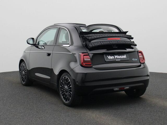 Fiat E-500 C La Prima 42 kWh 119PK | Navigatie | Lederen Bekleding | Digital Cockpit | Achteruitrijcamera | Apple CarPlay & Android Auto