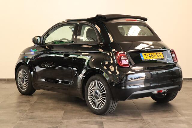 Fiat E-500 Cabrio Navigatie CruiseControl 16'lmv NAP! 24 maanden garantie mogelijk (*vraag naar de voorwaarden)