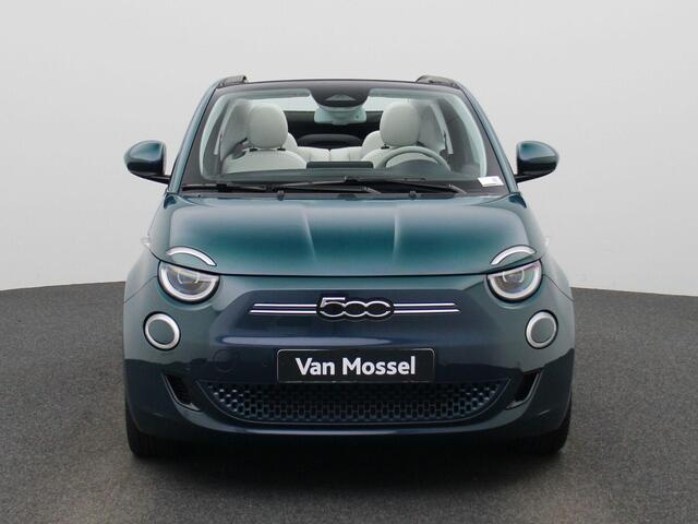Fiat E-500 C La Prima 42 kWh | AppleCarplay & Android Auto | Canvas Schuifdak | Lichtmetalen Velgen | Climate Control | Navigatie |