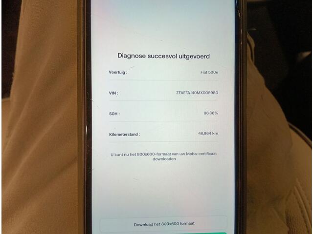 Fiat E-500 C La Prima 42 kWh *SOH 96%* LEDER | Full LED | KEYLESS | CAMERA | CABRIO .