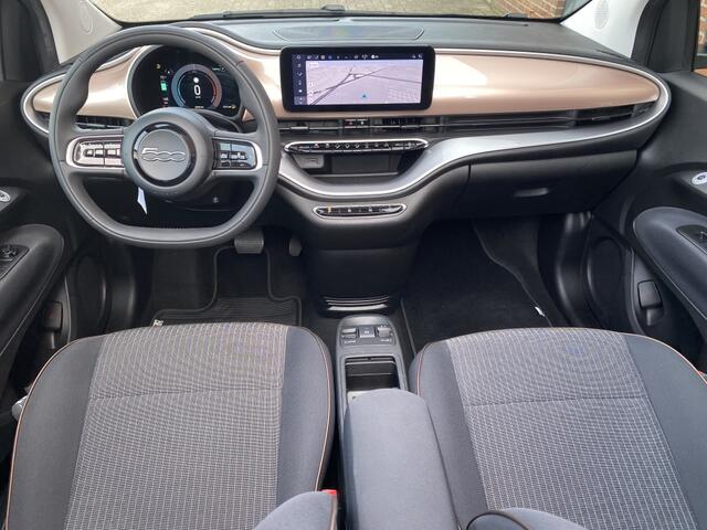 Fiat E-500 CABRIO Icon 42 kWh NAV STOELVW CARPLAY PDC CRUISE LMV
