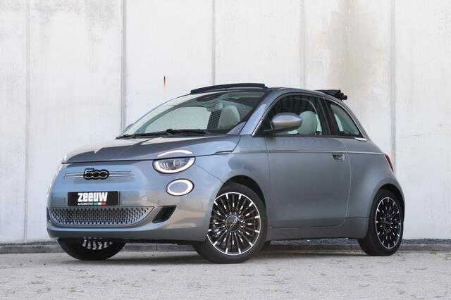 Fiat E-500 Cabrio La Prima by Bocelli 42 kWh | JBL | Winter | Camera | 17