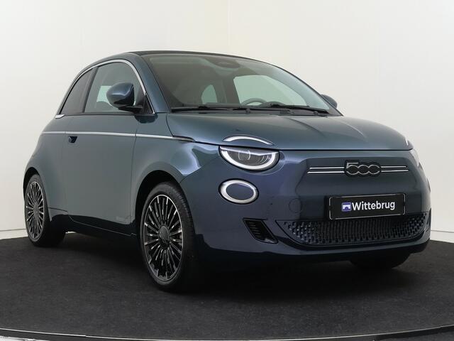 Fiat E-500 La Prima Cabrio 42 kWh | Cabrio! | Camera | Wireless Carplay | Navigatie | Climate Control |