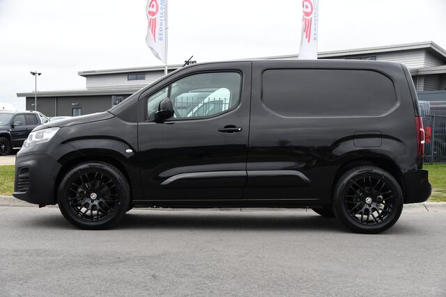 Fiat E-Doblo 136 L1 50 kWh Black Edition Cruise, Sensoren, Clima, Carplay, 136PK, Uniek!