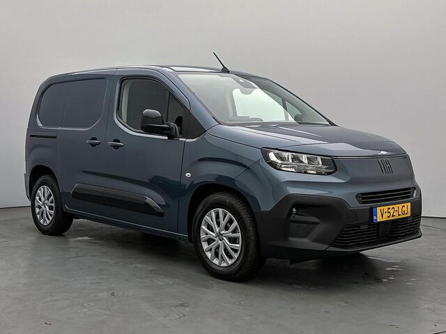 Fiat E-Doblo EV L1 50 kWh 136PK | Navigatie | Rondomzicht Camera | Parkeersensoren Achter | Lederen Stuurwiel Verwarmd | Airco | Cruise Control | DAB Ontvanger | Zijschuifdeur Rechts | Adaptieve Cruise Control | Centrale Deurvergrendeling met Afstandsbediening |
