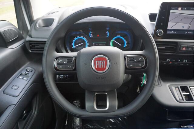 Fiat E-Doblo L2 50 kWh Plus BPM VRIJ Climate, Navi, Camera, Betimmering, 2x Schuifdeur!! NR. J572*