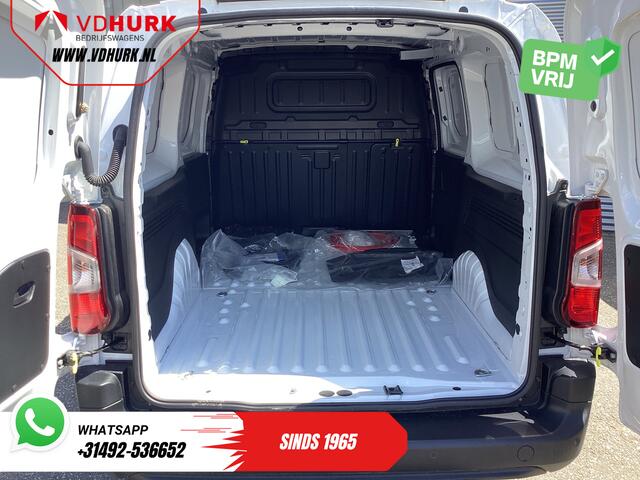 Fiat E-Doblo L2 50 kWh 285 WLTP Carplay/ Snellader/ Camera/ Cruise/ 3 Pers./ Airco/ DAB