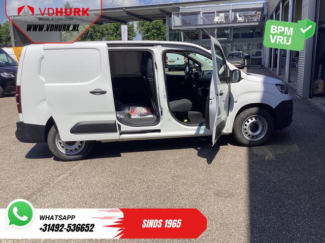 Fiat E-Doblo L2 50 kWh 285 WLTP Carplay/ Snellader/ Camera/ Cruise/ 3 Pers./ Airco/ DAB