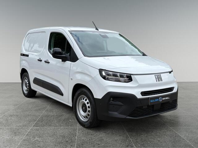 Fiat E-Doblo L1 50 kWh 136pk | 8 jaar garantie | 0% financial lease | 2-zits | Houten afwerking laadruimte | NAVI | Apple Carplay | Android Auto | Multimedia | Digital cockpit | Stuurwielbediening | Achteruitrijcamera | Parkeersensoren voor en achter | Dode hoek detec