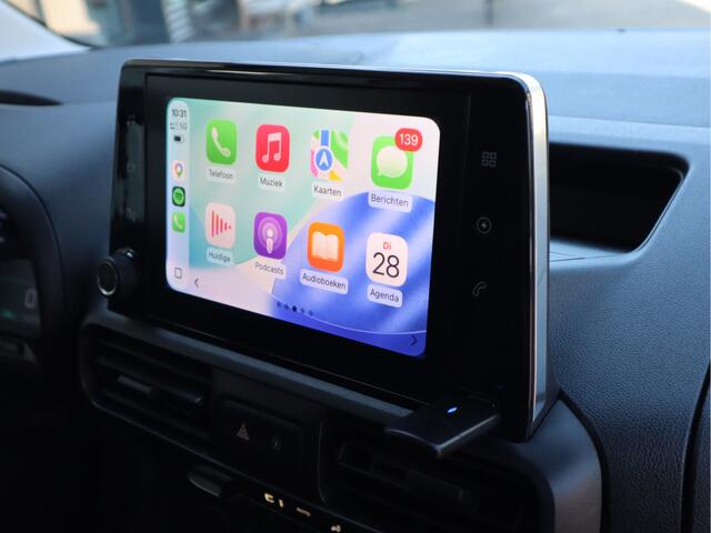 Fiat E-Doblo 136 L1 50 kWh AC+DC Snelladen - Dealer onderhouden - Camera