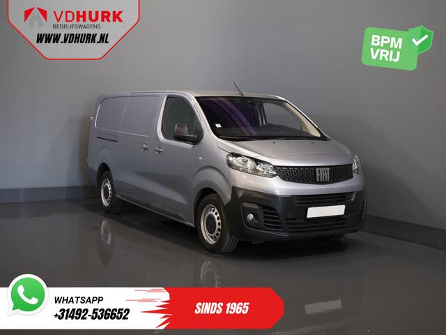 Fiat SCUDO Fiat Scudo 2.0 MJ 145 pk L3 BPM VRIJ! Adapt.Cruise/ Climate/ Keyless/ Carplay/ Camera/ PDC