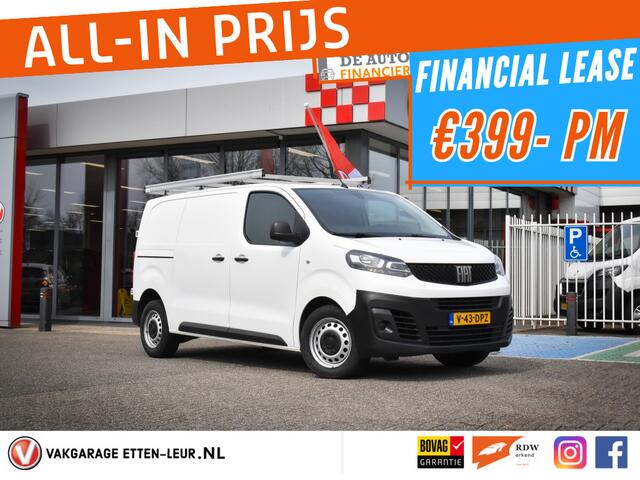 Fiat SCUDO 2.0 144pk L2H1 | 2.5T trekgewicht | Cruise | Navi | Camera