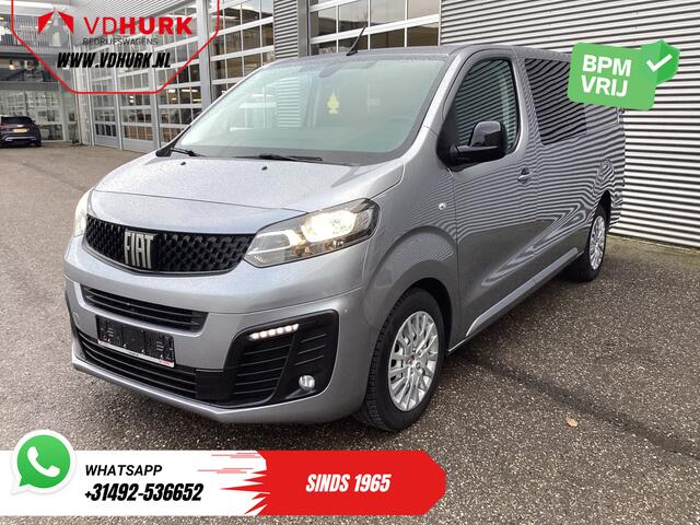 Fiat SCUDO 2.0 MJ 145 pk DC Dubbel Cabine 6 Pers./ Camera/ Cruise/ PDC/ DAB/ Airco