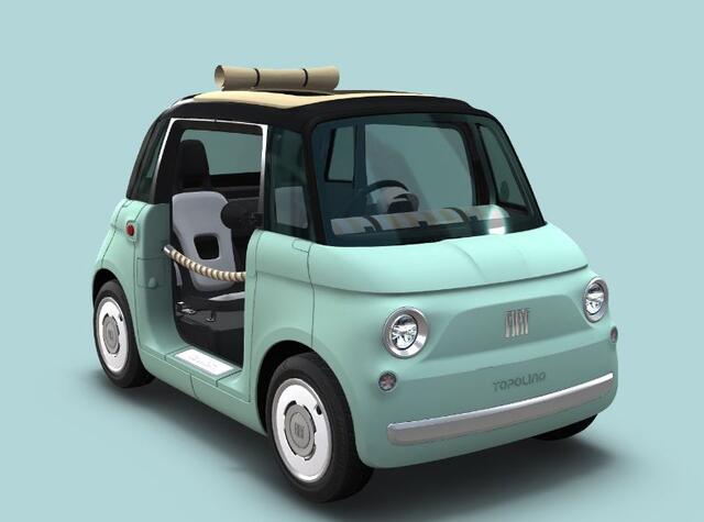 Fiat Topolino Dolcevita 100% ELEKTRISCH - VANAF 16 JAAR - CABRIO