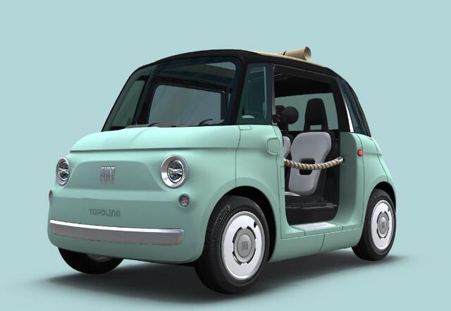 Fiat Topolino Dolcevita 100% ELEKTRISCH - VANAF 16 JAAR - CABRIO