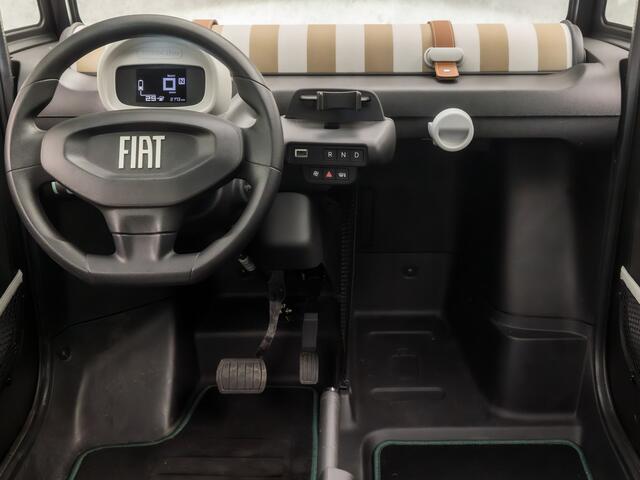 Fiat Topolino Verde Vita (DIRECT LEVERBAAR, NIEUW, PANORAMADAK, LEDER, LED)