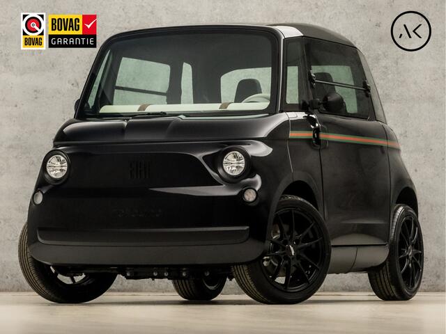 Fiat Topolino Brommobiel Gucci (BLACK PACK (GESPOTEN), HOOGGLANS ZWART LAK, 15 INCH LICHTMETALEN VELGEN, WIT LEER, LEDER STUURWIEL, NIEUWSTAAT)