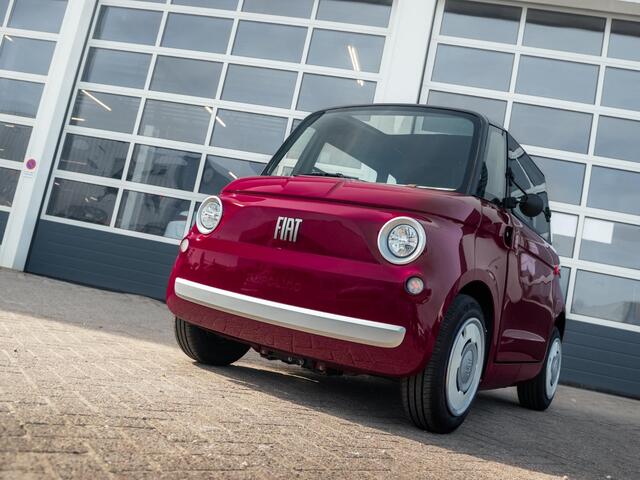Fiat Topolino | Dutchies Edition | Burgundy Red | Leder Amaretto | Chrome Rek | Uniek !