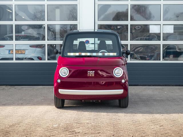 Fiat Topolino | Dutchies Edition | Burgundy Red | Leder Amaretto | Chrome Rek | Uniek !