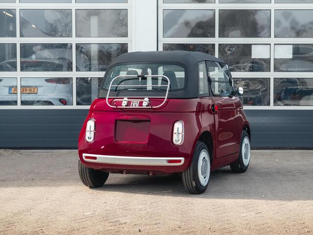 Fiat Topolino | Dutchies Edition | Burgundy Red | Leder Amaretto | Chrome Rek | Uniek !