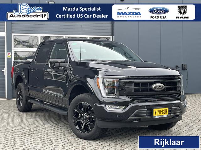 Ford (usa) F-150 Lariat Sport Black Edition V8 400PK SuperCrew | BPM VRIJ | LPG | Laadbakklep | Trekhaak | Panodak | DEMO-VOORDEEL