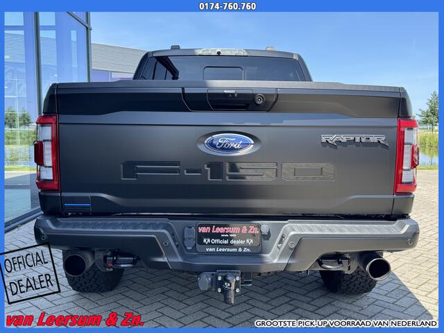 Ford (usa) F-150 3.5 V6 Ecoboost SuperCrew Raptor | Matzwarte wrap | Pano | B&O | 360 camera