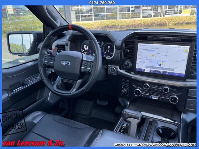 Ford (usa) F-150 3.5 V6 Ecoboost SuperCrew Raptor | Matzwarte wrap | Pano | B&O | 360 camera