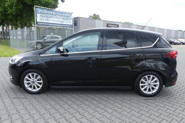Ford C-MAX 1.5 Titanium CRUISE, CLIMA, NAVI, WINTER PACK, LEER, PDC V&A, CAMERA, TREKHAAK 1.500KG, 104.351KM