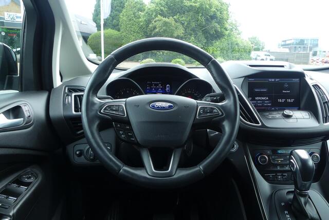 Ford C-MAX 1.5 Titanium CRUISE, CLIMA, NAVI, WINTER PACK, LEER, PDC V&A, CAMERA, TREKHAAK 1.500KG, 104.351KM