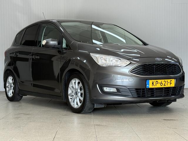 Ford C-MAX 1.0 Titanium /Stoel + Stuurverw.! /Trekhaak /Voorruitverw! /Navi /Climat /Cruise /Elek. pakket /Bluetooth /Armsteun /Isofix /LED Dagrijverl. /16"LMV /Extra getint glas /PDC.