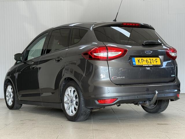 Ford C-MAX 1.0 Titanium /Stoel + Stuurverw.! /Trekhaak /Voorruitverw! /Navi /Climat /Cruise /Elek. pakket /Bluetooth /Armsteun /Isofix /LED Dagrijverl. /16"LMV /Extra getint glas /PDC.