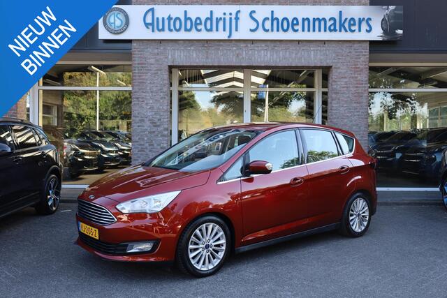 Ford C-MAX 1.5 Titanium TREKHAAK-ELEC. RUIT/STOELVERW NAVI 1e-EIGENAAR+DEALER-OND. AUTOPARK CRUISE 2xPDC CLIMA NAP 17"LMV