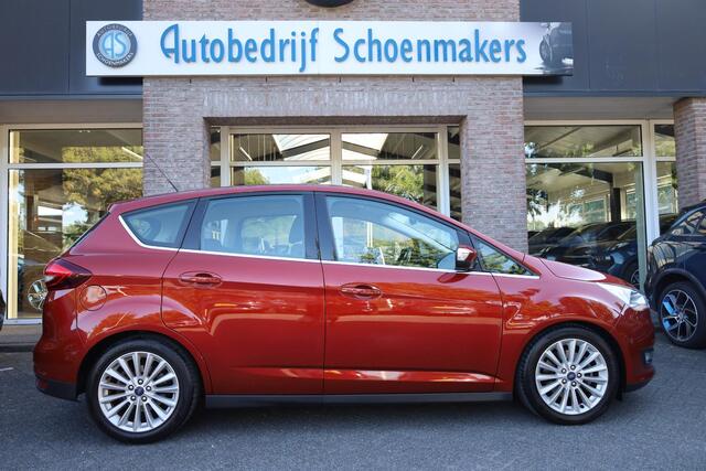 Ford C-MAX 1.5 Titanium TREKHAAK-ELEC. RUIT/STOELVERW NAVI 1e-EIGENAAR+DEALER-OND. AUTOPARK CRUISE 2xPDC CLIMA NAP 17"LMV